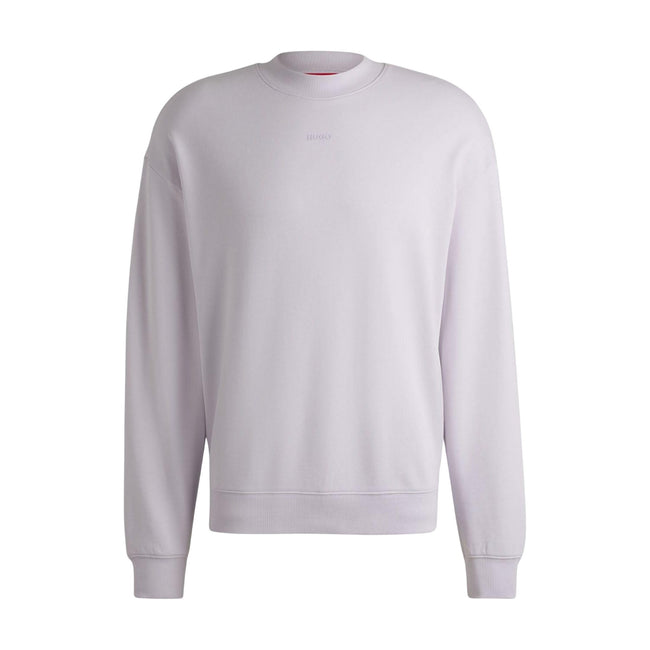 Purple - Front - Hugo Mens Dapocrew Crew Neck Sweatshirt