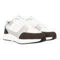 White-Green - Front - Loyalty & Faith Mens Mclean Trainers