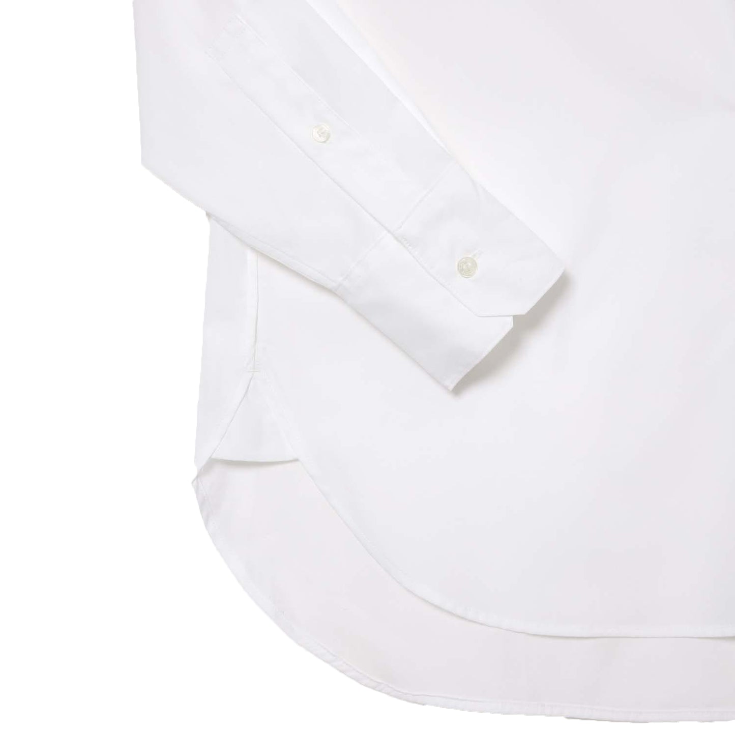 White - Lifestyle - Lacoste Womens-Ladies Pocket Oversized Shirt