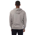 Grey - Back - Hugo Mens Nalonso Logo Hoodie