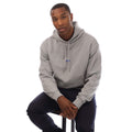 Grey - Lifestyle - Hugo Mens Nalonso Logo Hoodie