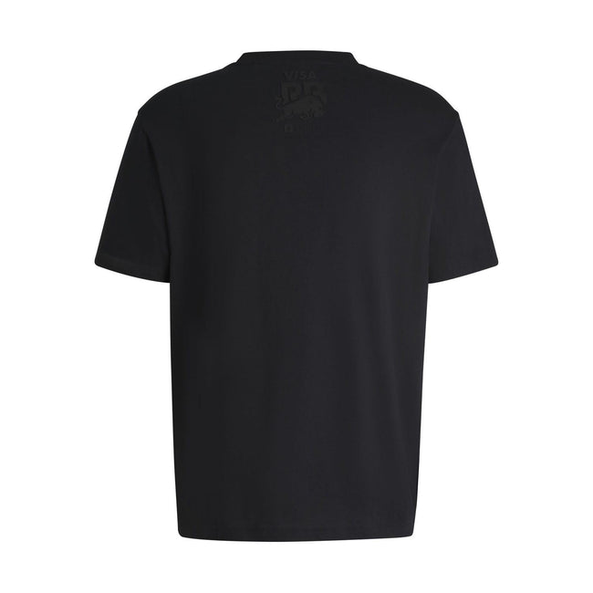 Black - Back - Hugo Mens Racing Bulls Logo T-Shirt