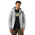 Grey - Close up - Weekend Offender Mens Vettel Thermo SRS Jacket