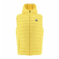 Yellow - Front - Jott Mens Pat Down Hooded Gilet