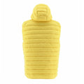 Yellow - Back - Jott Mens Pat Down Hooded Gilet