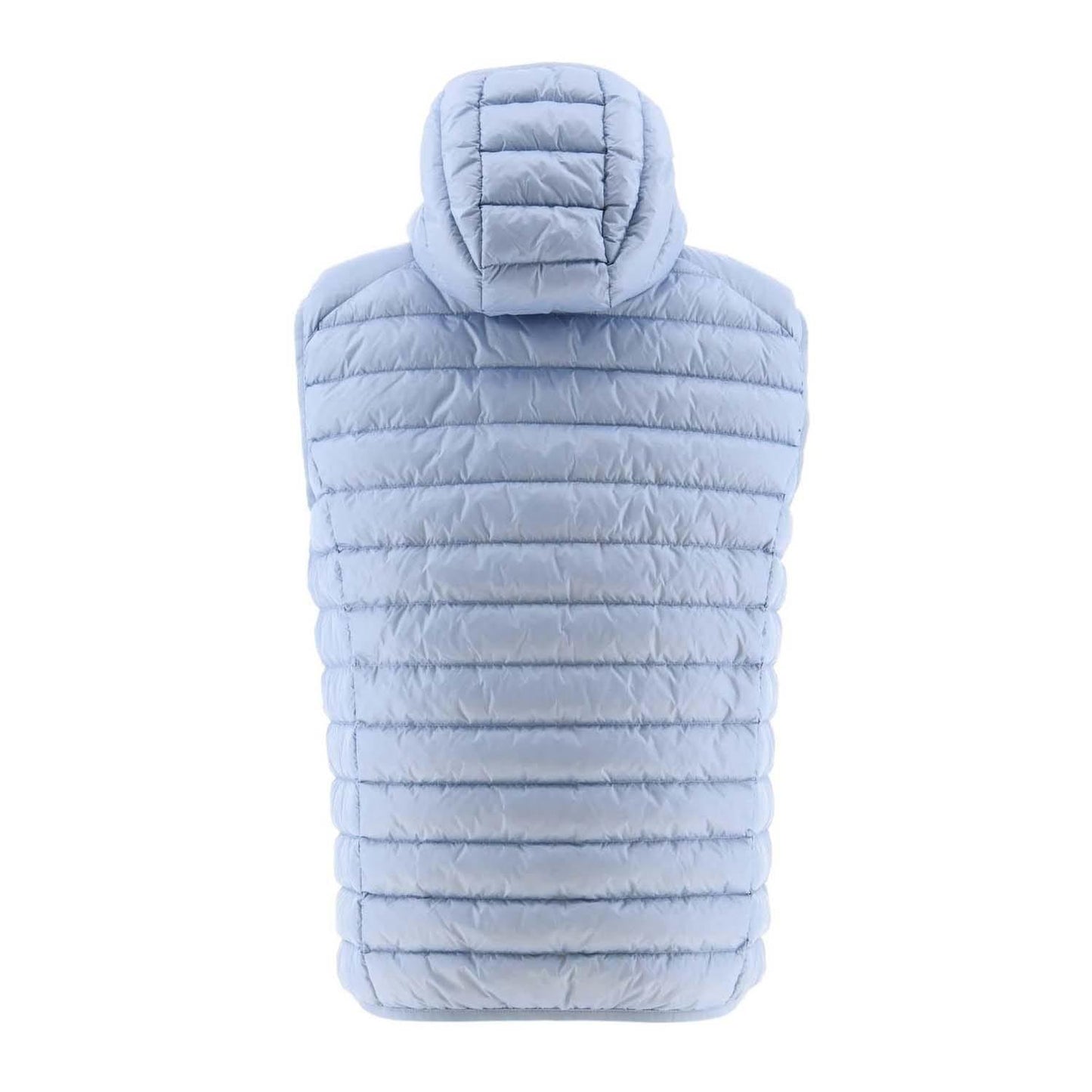 Light Blue - Back - Jott Mens Pat Down Hooded Gilet