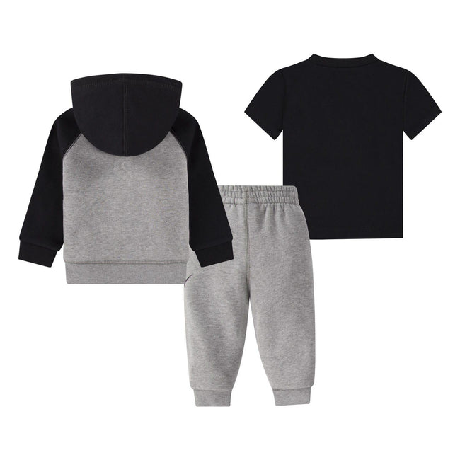 Grey - Back - Nike Baby Boys Swoosh Tracksuit Set