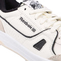 White-Black - Close up - Reebok Unisex Adult LT Court Leather Trainers