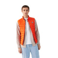 Orange - Side - Jott Mens Tom Down Gilet
