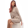 Mink - Lifestyle - Vero Moda Womens-Ladies Bella Jersey Long-Sleeved Dress