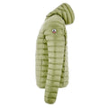 Green - Side - Jott Mens Nico Puffer Lightweight Down Jacket