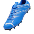 Blue - Close up - Puma Unisex Adult Attacanto Firm Ground Football Boots