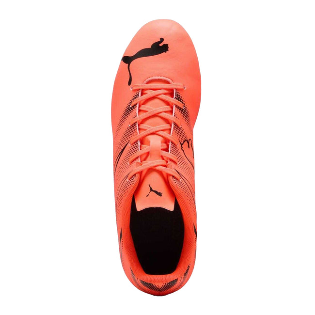 Red - Side - Puma Unisex Adult Attacanto Firm Ground Football Boots
