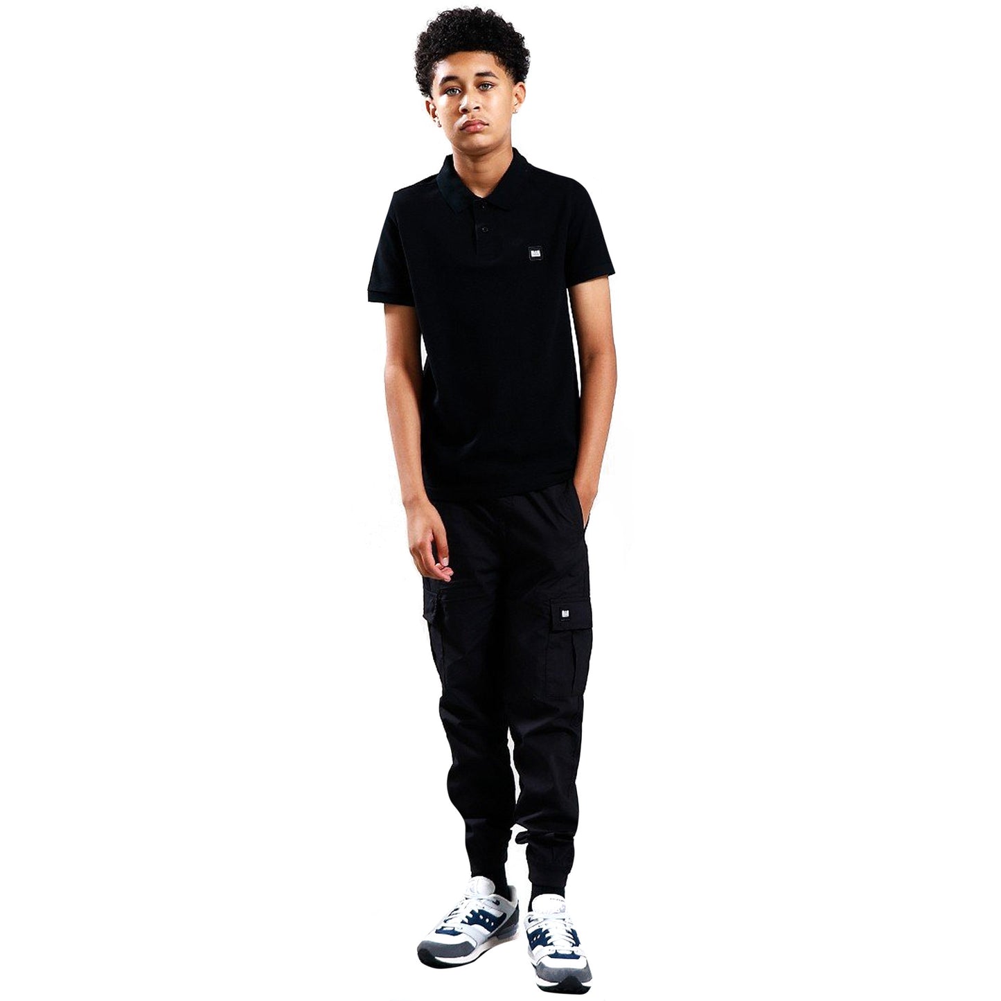 Black - Pack Shot - Weekend Offender Mens Ontario Pocket Jogging Bottoms
