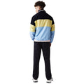 Black-Light Blue-Yellow - Back - Lacoste Mens Colour Block Water Resistant Hooded Jacket