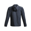 Grey - Back - Under Armour Mens Vanish Woven Track Jacket