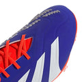 Lucid Blue-Cloud White-Solar Red - Pack Shot - Adidas Childrens-Kids Predator Elite Firm Ground Football Boots