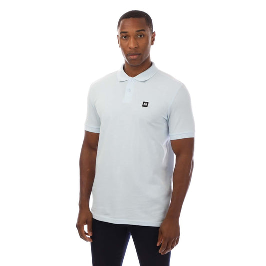 Sky Blue - Front - Weekend Offender Mens Barnum Polo Shirt