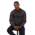 Grey - Lifestyle - Hugo Boss Mens Crew Neck Golf Sweatshirt