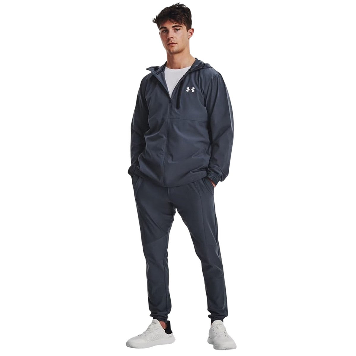 Grey - Pack Shot - Under Armour Mens Vanish Tracksuit Bottoms