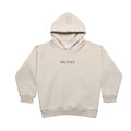 Oatmeal - Front - Blank Essentials Childrens-Kids Fleece Pull Over Hoodie