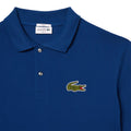 Blue - Side - Lacoste Unisex Adult L.12.12 Badge Pique Loose Fit Polo Shirt