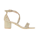 Gold - Side - Where´s That From Womens-Ladies Strappy Sandals