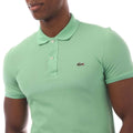 Green - Side - Lacoste Unisex Adult L.12.12 Pique Slim Polo Shirt