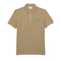 Beige - Front - Lacoste Unisex Adult L.12.12 Pique Slim Polo Shirt