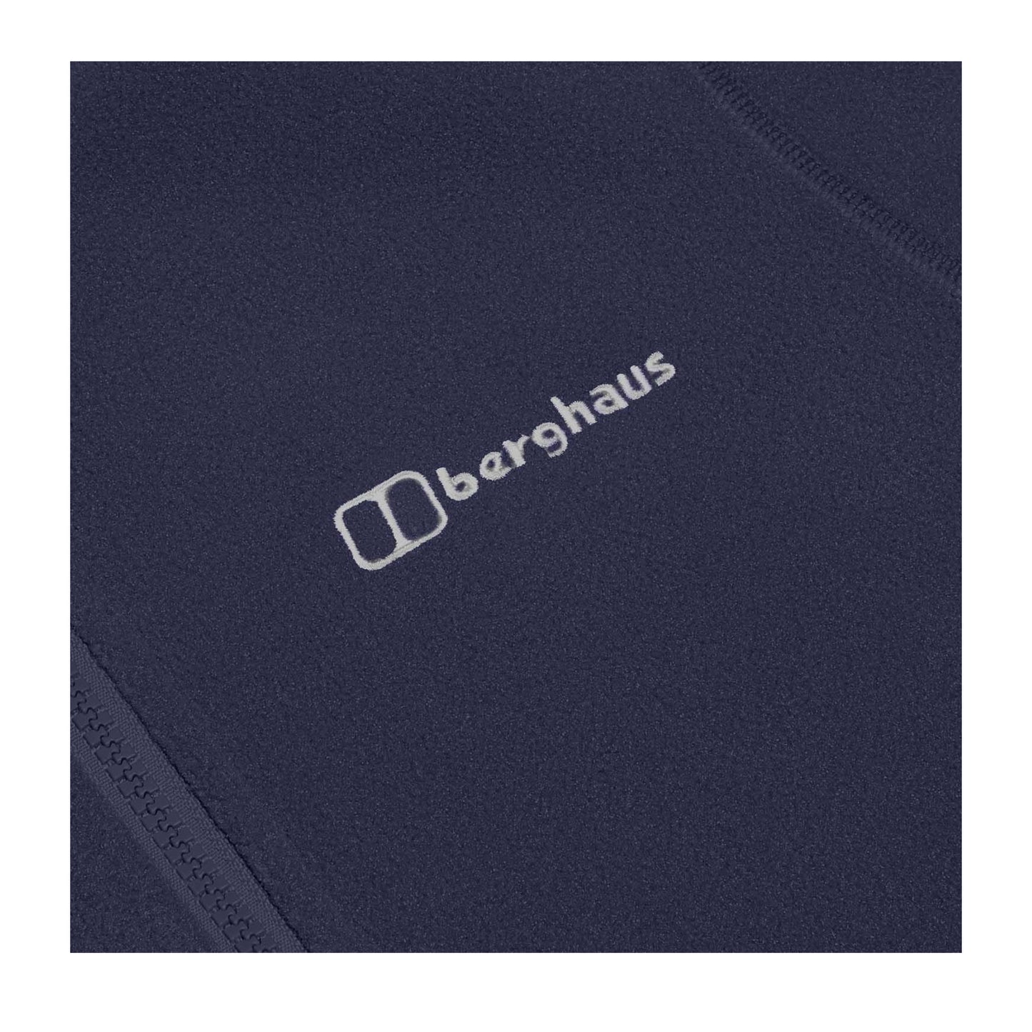 Dark Blue - Close up - Berghaus Womens-Ladies InterActive Prism Polartech Fleece Jacket