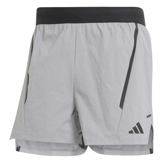 Grey - Front - Adidas Mens D4T Pro Series Adistrong Workout Shorts