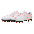 White - Front - Puma Childrens-Kids Attacanto FG-AG Football Boots