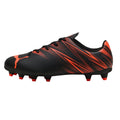Black - Side - Puma Childrens-Kids Attacanto FG-AG Football Boots