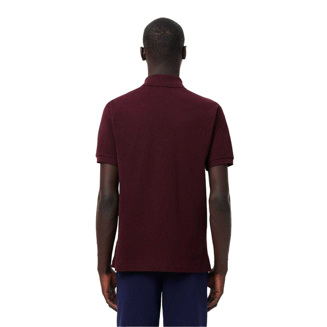 Maroon Red - Back - Lacoste Mens Original L.12.12 Polo Shirt