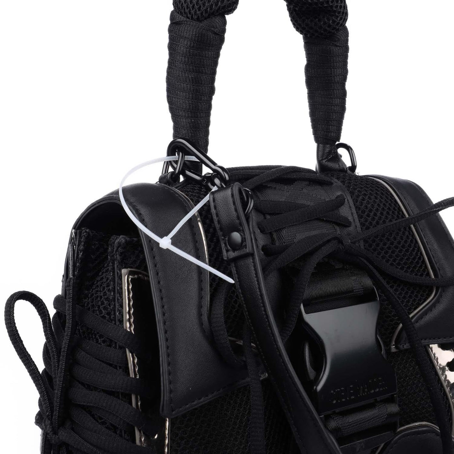 Black-Silver - Pack Shot - Steve Madden Bdiego Cross Body Handbag