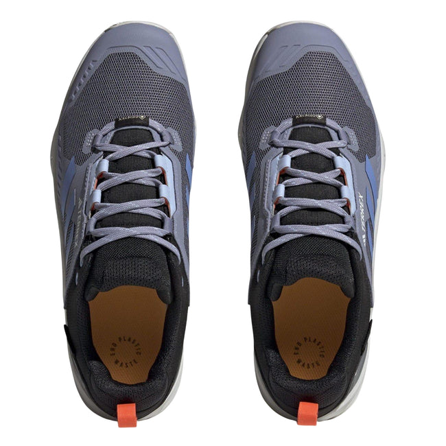 Blue - Pack Shot - Adidas Womens-Ladies Terrex Swift R3 GORE-TEX Hiking Shoes