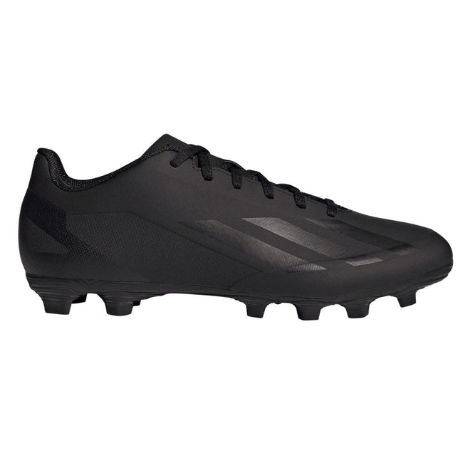 Black - Side - Adidas Mens X Crazyfast.4 Flexible Ground Football Boots