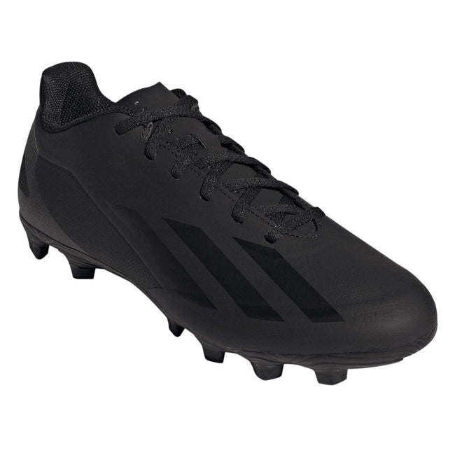 Black - Front - Adidas Mens X Crazyfast.4 Flexible Ground Football Boots