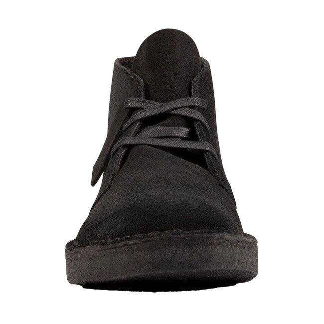 Black - Close up - Clarks Originals Mens Suede Desert Boots