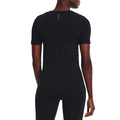 Black - Back - Under Armour Womens-Ladies Rush Seamless T-Shirt