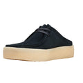 Black - Back - Clarks Originals Mens Wallabee Cup Suede Mules