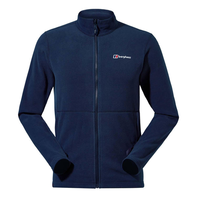 Dark Blue - Front - Berghaus Mens Prism Micro InterActive Polartech Fleece Jacket