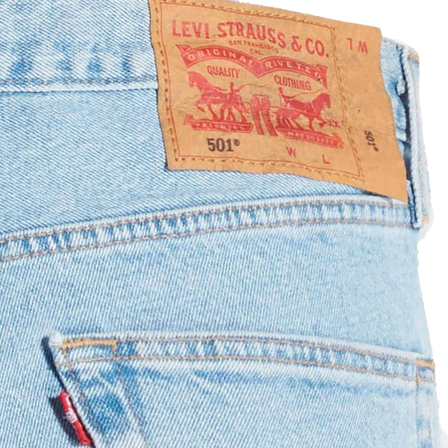 Light Blue - Lifestyle - Levis Mens 501 Original Jeans
