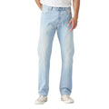 Light Blue - Front - Levis Mens 501 Original Jeans