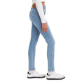 Blue - Side - Levis Womens-Ladies 720 High Rise Super Skinny Jeans
