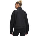 Black - Back - Under Armour Womens-Ladies Fleece Quarter Zip Top