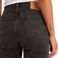 Black - Side - Levis Womens-Ladies 501 81 Jeans