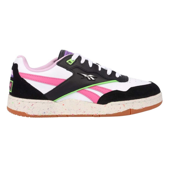 Black-Pink - Lifestyle - Reebok Unisex Adult BB 4000 II Leather Trainers