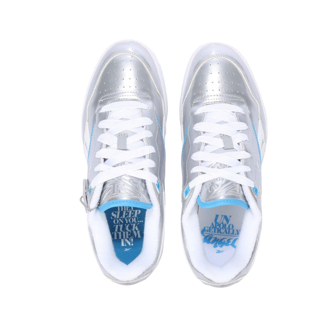 Silver-Blue - Lifestyle - Reebok Unisex Adult BB 4000 II Leather Trainers