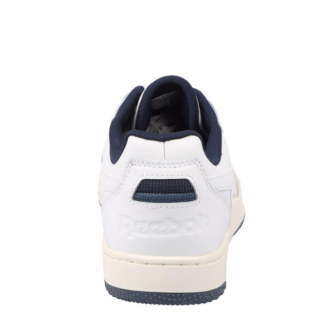 White-Navy - Back - Reebok Unisex Adult BB 4000 II Leather Trainers